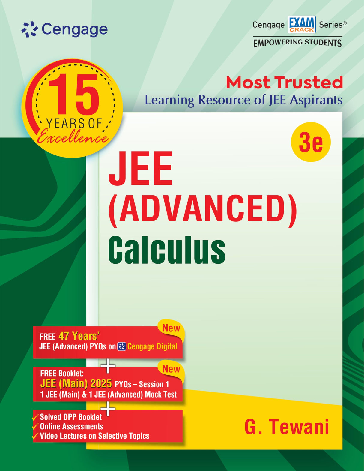 Cengage JEE Advanced Calculus with Free Online Assessments & Digital Content - Retail Maharaj