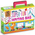 My Super Fun Writing Bag: Set of 10 Amazing Writing Practice Books - Perfect for Kids, Travel and Gifting / Return Gifts - Retail Maharaj