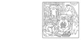 Colour Your Happy: Relax with this calming colouring book for all ages, featuring cute animal friends and cosy scenes - the perfect Christmas gift! (My Happy Feelings) - Retail Maharaj