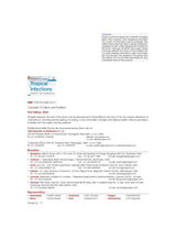 Tropical Infections Intensive Care Perspectives - Retail Maharaj