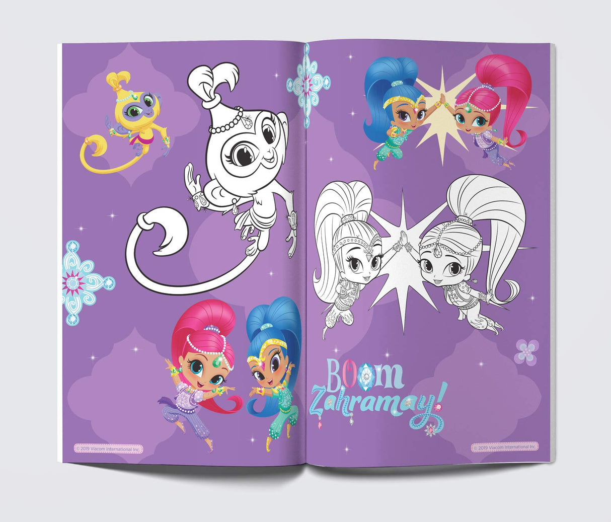 Magical Adventures: Giant Coloring Book for Kids (Shimmer & Shine) - Retail Maharaj
