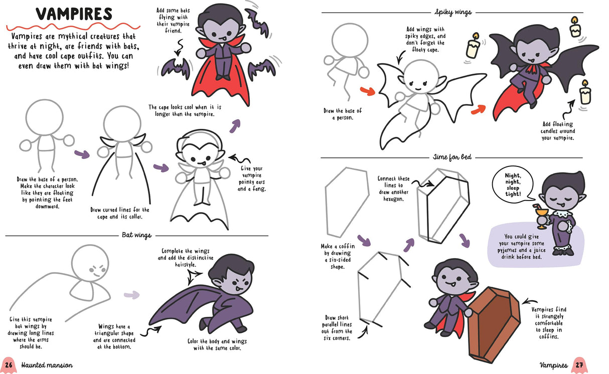 Kawaii: How to draw Really Cute Spooky Stuff: Draw a Whole Host of Frightful Characters in the Cutest Style Ever - Retail Maharaj