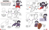 Kawaii: How to draw Really Cute Spooky Stuff: Draw a Whole Host of Frightful Characters in the Cutest Style Ever - Retail Maharaj