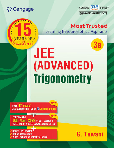Cengage JEE Advanced Trigonometry with Free Online Assessments & Digital Content - Retail Maharaj