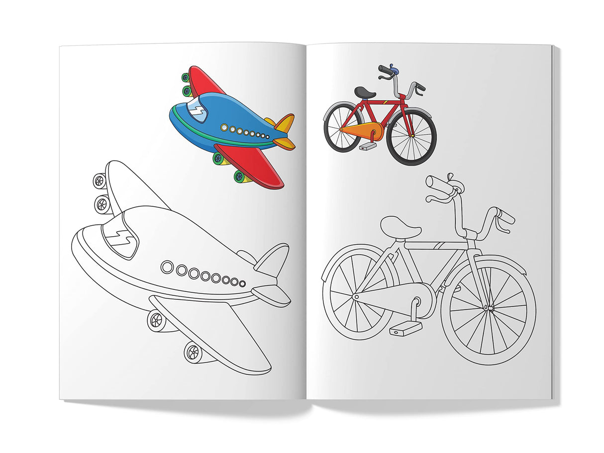 Little Artist Series Transport: Copy Colour Books - Retail Maharaj