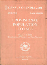 Census Of India 2001 - Series - 9 - Rajasthan - Provisional Popluation Totals - Paper - 3 of 2001