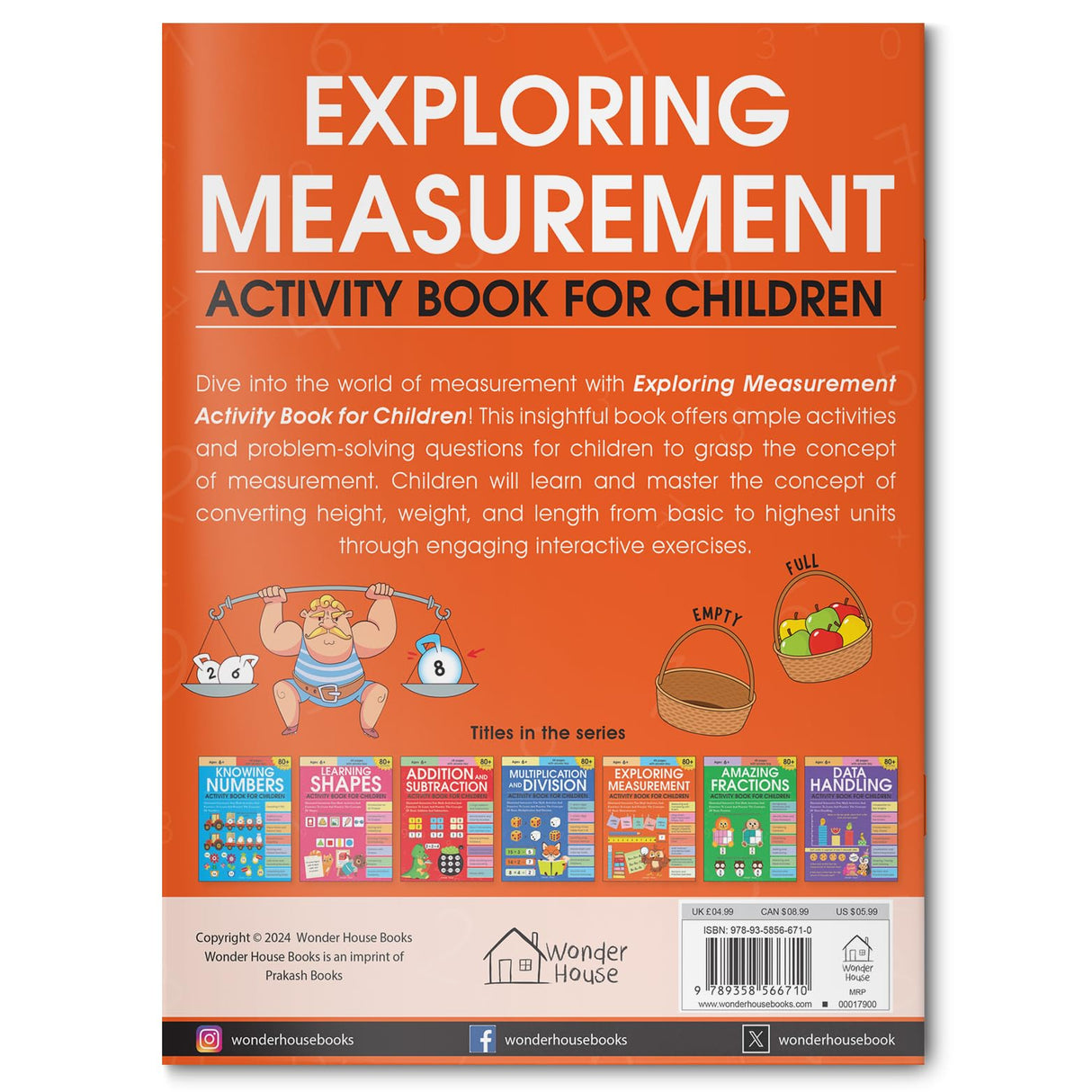 Exploring Measurement: Activity Book for Children | Learn Length, Weight, Time & More | Ages 6–9 | Fun Math Activities to Build Real-Life Skills - Retail Maharaj