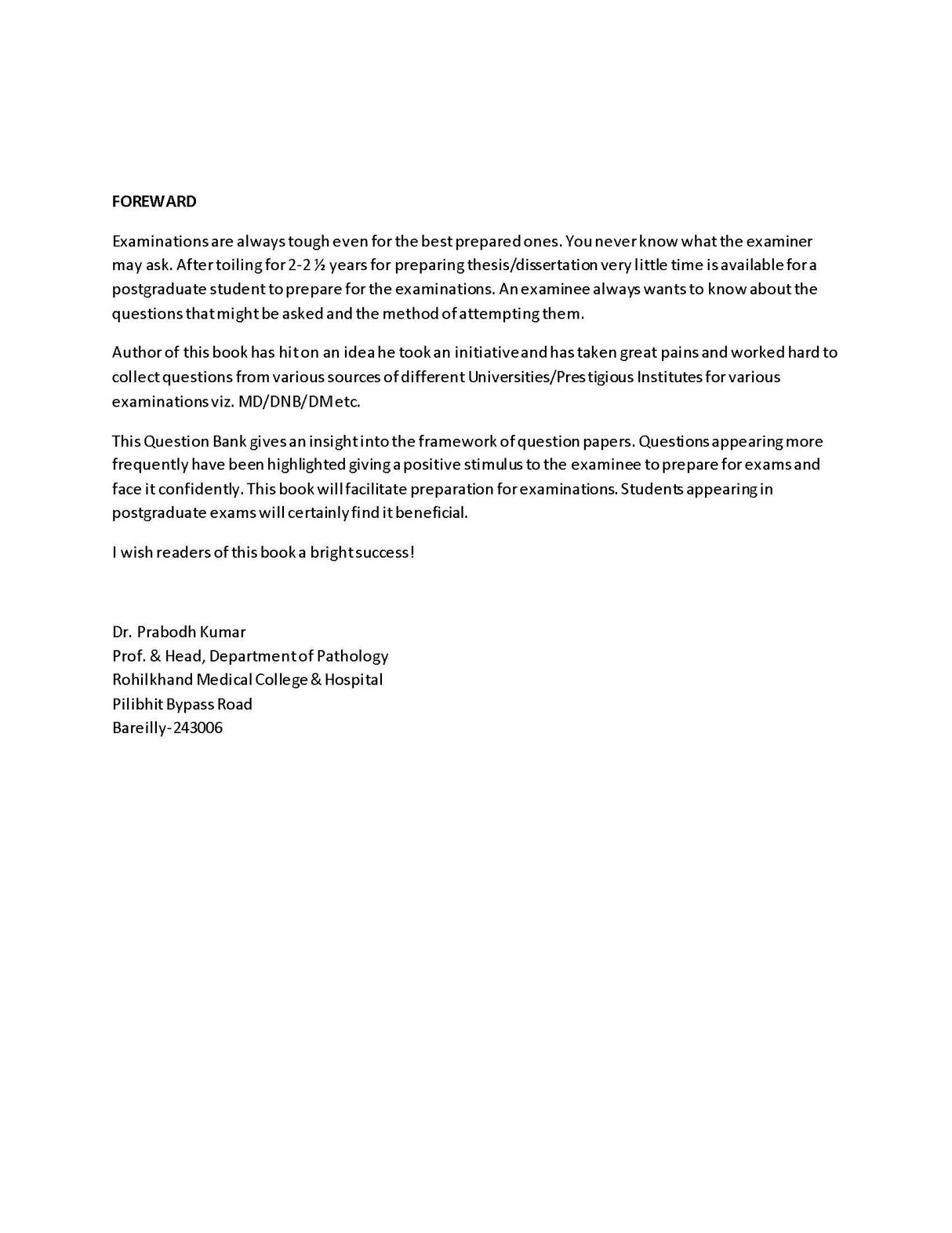 Previous Years Question Papers for Postgraduate & Superspeciality Medicine Examinations - Retail Maharaj