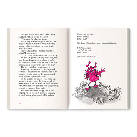 Moin and the Monkey Monster (Book 3): A Funny Story of Friendship Between a Boy and a Monster | Age 8+ - Retail Maharaj
