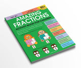 Amazing Fractions: Activity Book for Children | Learn Halves, Quarters & More | Ages 6–9 | Fun Math Puzzles & Exercises to Build Skills - Retail Maharaj