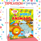Let’s Colour the World of Animals: Activity & Colouring Book for Kids Ages 3–9 | Perfect Gift for Drawing, Painting & Creativity | Premium Paper Quality - Retail Maharaj
