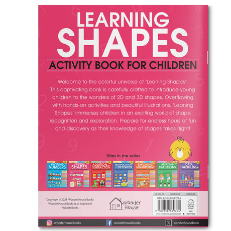 Learning Shapes: Activity Book for Children Fun Shape Recognition & Tracing Activities | Ages 3–6 | Build Early Geometry & Visual Skills Through Play - Retail Maharaj