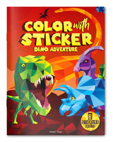 Color with Sticker - Dino Adventure - Retail Maharaj