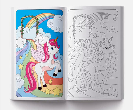 I Am Born To Be A Unicorn Coloring book - Giant book Series: Jumbo Sized Colouring Book For Children - Retail Maharaj
