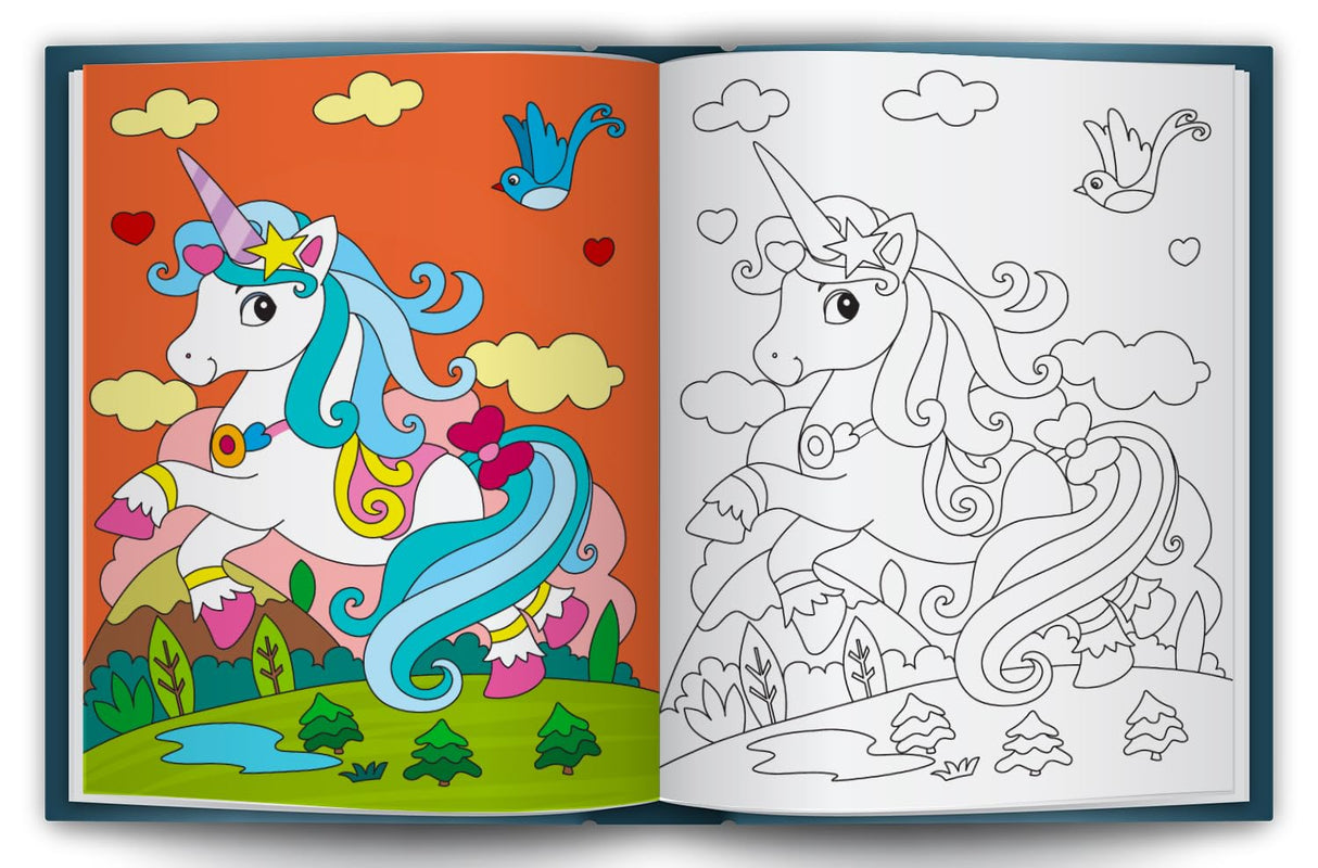 Let’s Colour the World of Unicorns: Activity & Colouring Book for Kids Ages 3–9 | Perfect Gift for Drawing, Painting & Creativity | Premium Paper Quality - Retail Maharaj