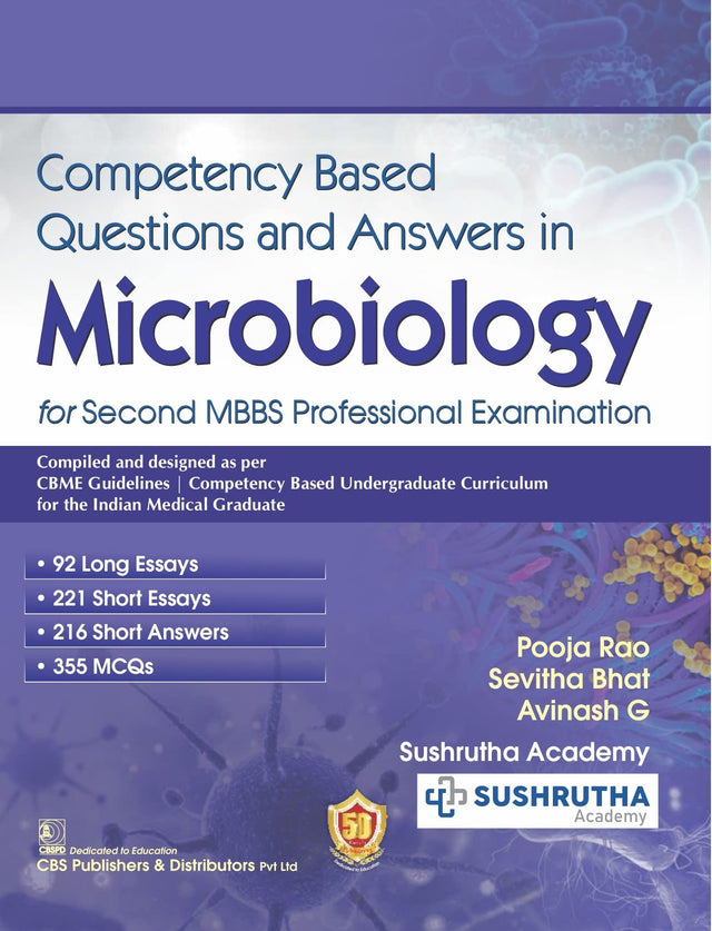 Competency Based Questions And Answers In Microbiology For Second Mbbs Professional Examination (Pb 2024) - Retail Maharaj