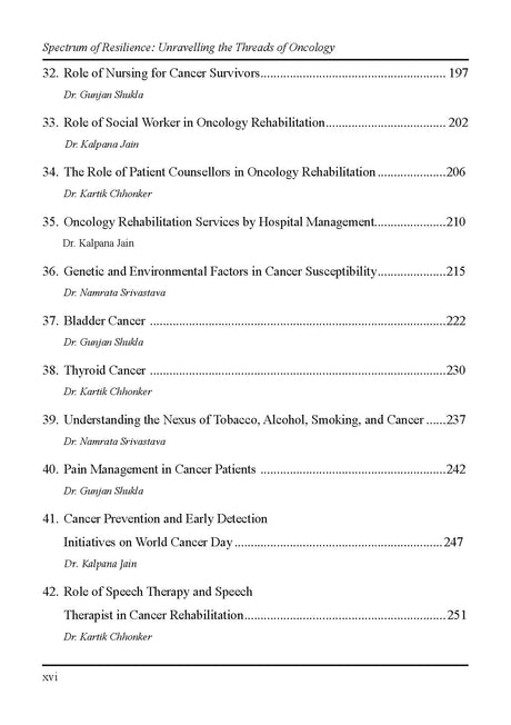 Spectrum of Resilience: Unravelling the Threads of Oncology - Retail Maharaj