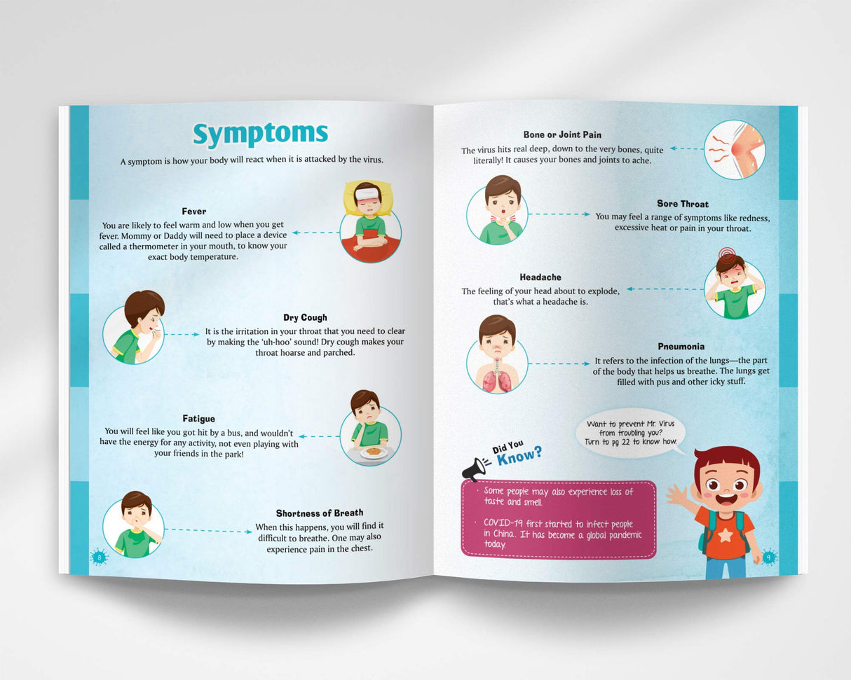 Viral Infections - A Hygiene Guide And Sticker Activity Book For Children - Retail Maharaj