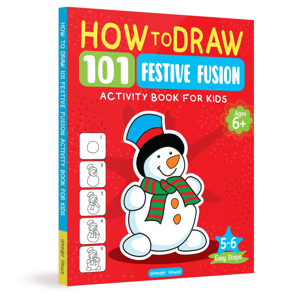 How to Draw: 101 Festive Fusion Step-by-Step Holiday Drawing for Kids | Ages 5+ | Learn to Sketch Christmas, Diwali, Eid & More | 4 Hours of Creative Joy (Activity Book for Kids) - Retail Maharaj