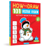 How to Draw: 101 Festive Fusion Step-by-Step Holiday Drawing for Kids | Ages 5+ | Learn to Sketch Christmas, Diwali, Eid & More | 4 Hours of Creative Joy (Activity Book for Kids) - Retail Maharaj