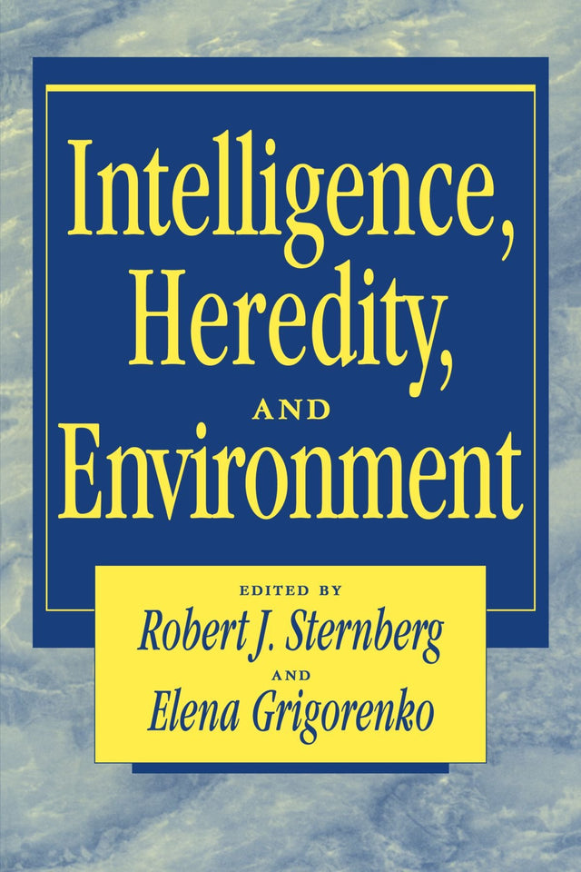 Intelligence, Heredity, and Environment - Retail Maharaj