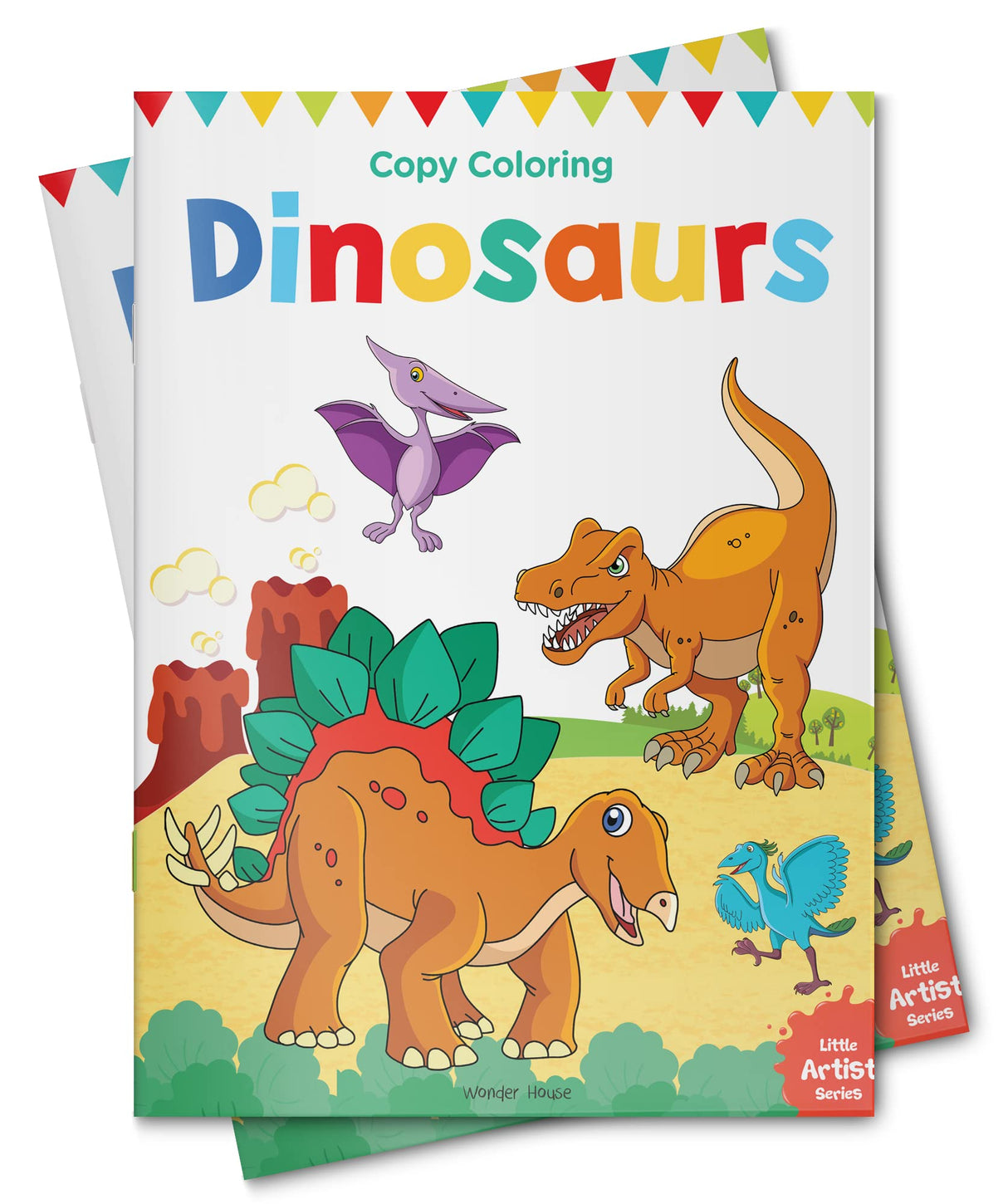 Little Artist Series Dinosaurs: Copy Colour Books - Retail Maharaj