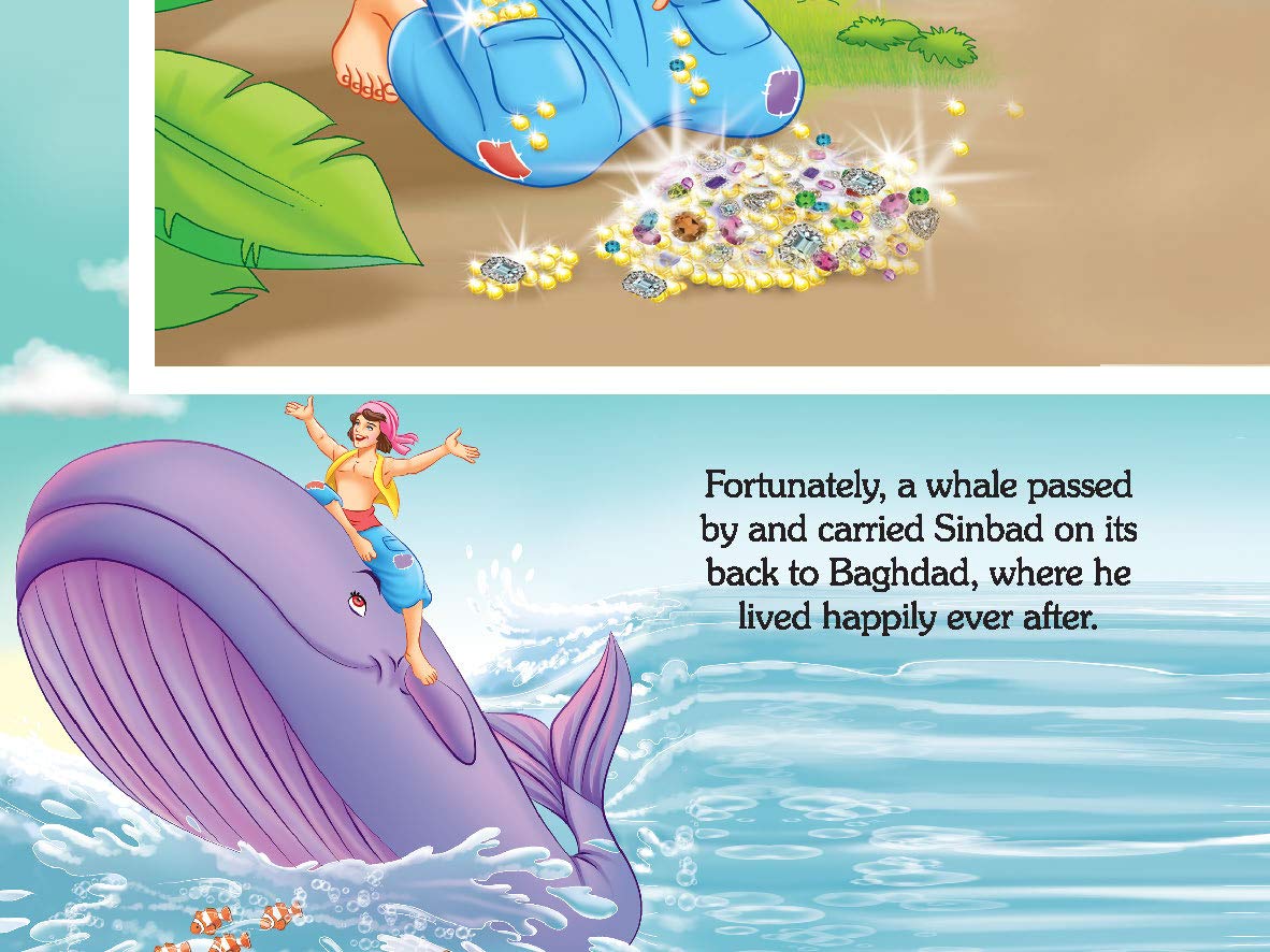 Pop-Up Fairy Tales – Sindbad Story Book for Kids Ages 3–7 Years | Interactive Pop-Up Book with Colorful Illustrations, Magical Sea Voyages, Adventure Stories & Early Reading Enjoyment - Retail Maharaj