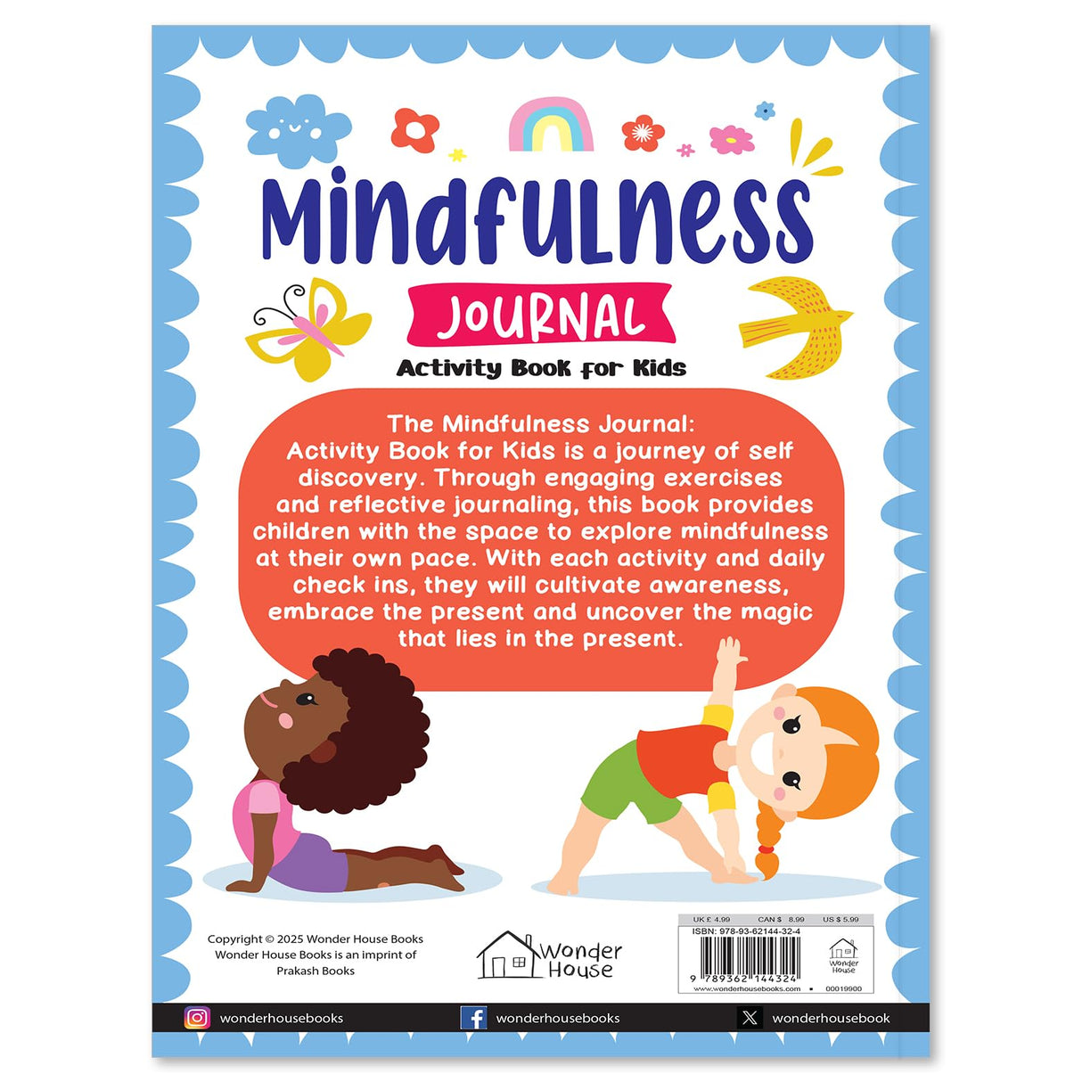 Mindfulness Journal Activity Book for Kids Daily reflection, gratitude prompts, breathing exercises & doodle space | Ages 6–10 | Build Calm, Focus & Positivity - Retail Maharaj