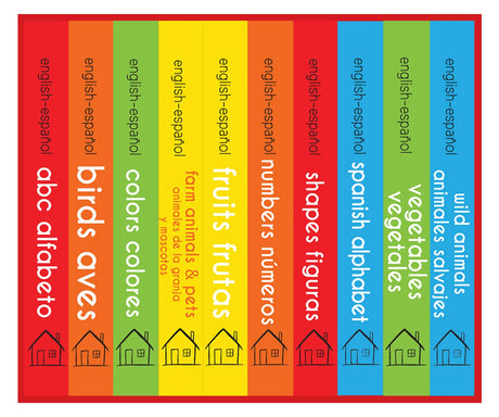 My First English - Español Learning Library (Mi Primea English - Español Learning Library) : Boxset of 10 English - Spanish Board Books - Retail Maharaj