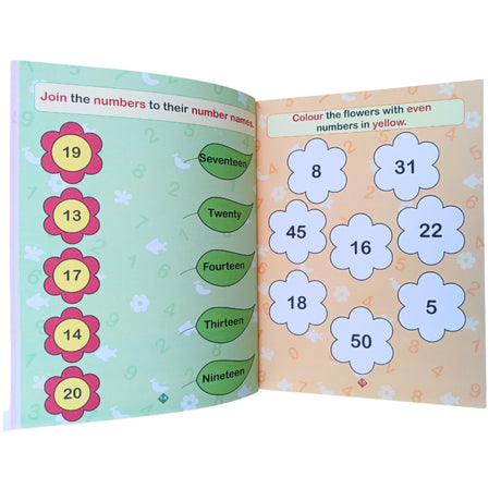 'Combo of Two Activity Books – Logical Reasoning and Maths for 6+yrs old children. Visually Attractive Pages and Interesting activities for kids' - Retail Maharaj