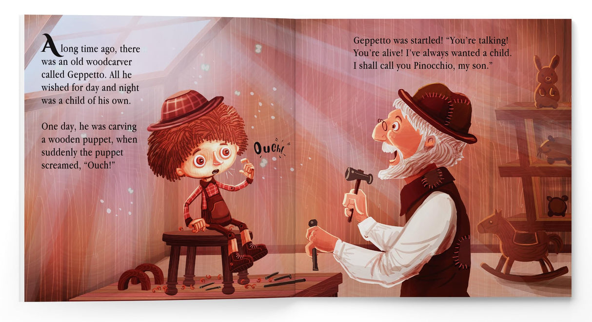My First 5 Minutes Fairy Tales Pinocchio: Traditional Fairy Tales For Children (Abridged and Retold) - Retail Maharaj