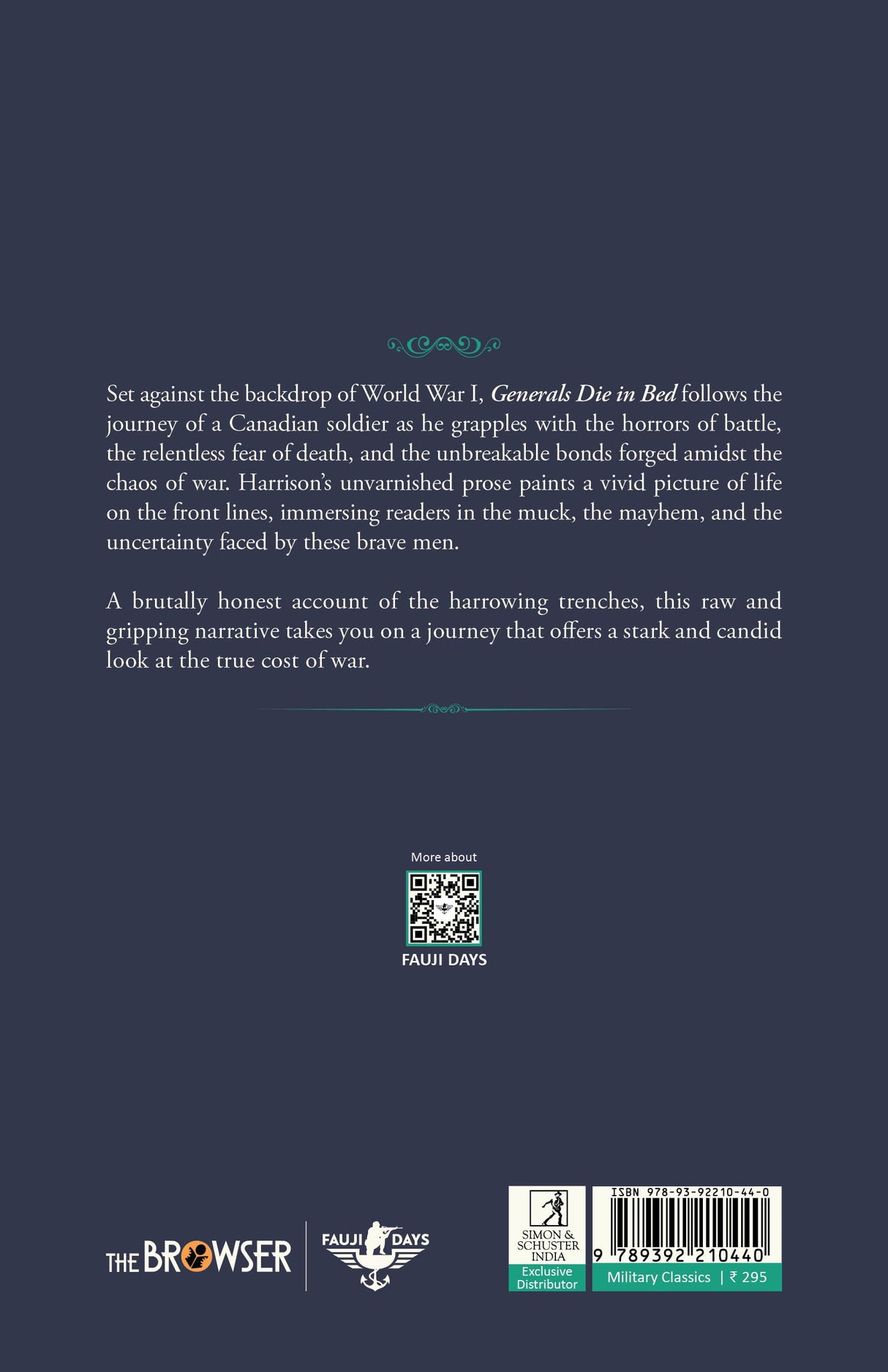 Generals Die in Bed (Fauji Days Military Classics) - Retail Maharaj