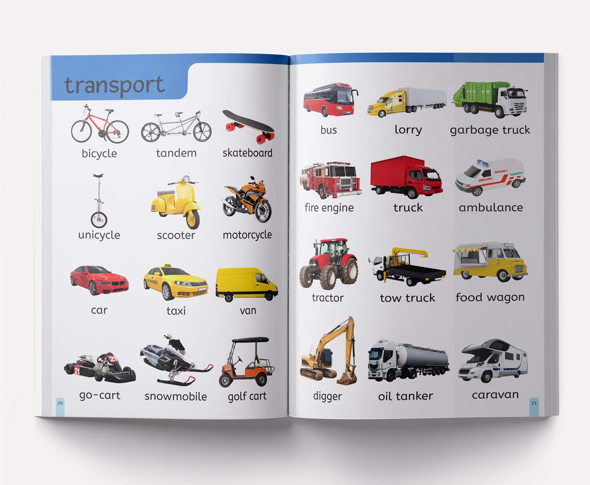 My First 1000 Words: Early Learning Picture Book to learn Alphabet, Numbers, Shapes and Colours, Transport, Birds and Animals, Professions, Opposite Words, Action Words, Parts of the body and Objects Around Us. - Retail Maharaj