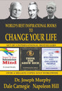 World's Best Inspirational Books To Change Your Life : The Power of Subconscious Mind; Think and Grow Rich; How To Win friends and Influence People - Retail Maharaj