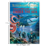 Twenty Thousand Leagues Under The Sea: Illustrated Abridged Children Classics English Novel With Review Questions (Hardback) - Retail Maharaj