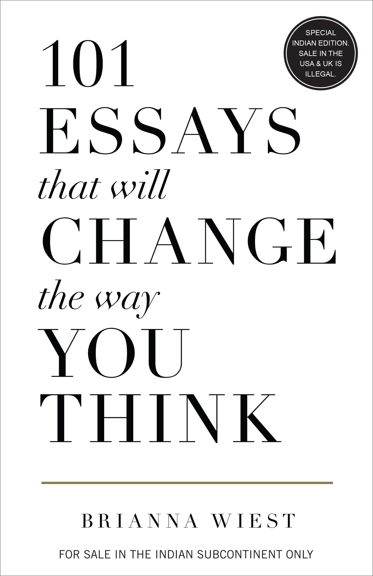 101 Essays That Will Change The Way You Think (English) - Retail Maharaj