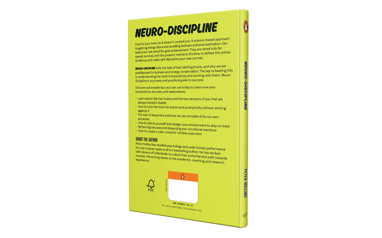 Neuro-Discipline: Everyday Neuroscience for Self-Discipline, Focus, and Defeating Your Brain’s Impulsive and Distracted Nature | A Science-Backed Guide - Retail Maharaj