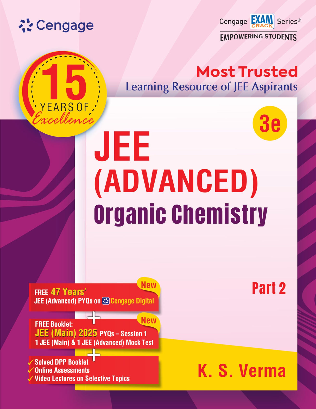 Cengage JEE Advanced Organic Chemistry: Part 2 with Free Online Assessments & Digital Content - Retail Maharaj