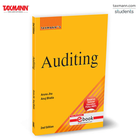 Taxmann's Auditing [UGCF | NEP] – Comprehensive | NEP/UGCF-aligned Textbook Featuring—Lucid Explanations | Practical Examples | Statutory Frameworks—Ideal for Students | Aspiring Auditors - Retail Maharaj
