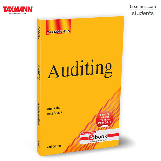 Taxmann's Auditing [UGCF | NEP] – Comprehensive | NEP/UGCF-aligned Textbook Featuring—Lucid Explanations | Practical Examples | Statutory Frameworks—Ideal for Students | Aspiring Auditors - Retail Maharaj