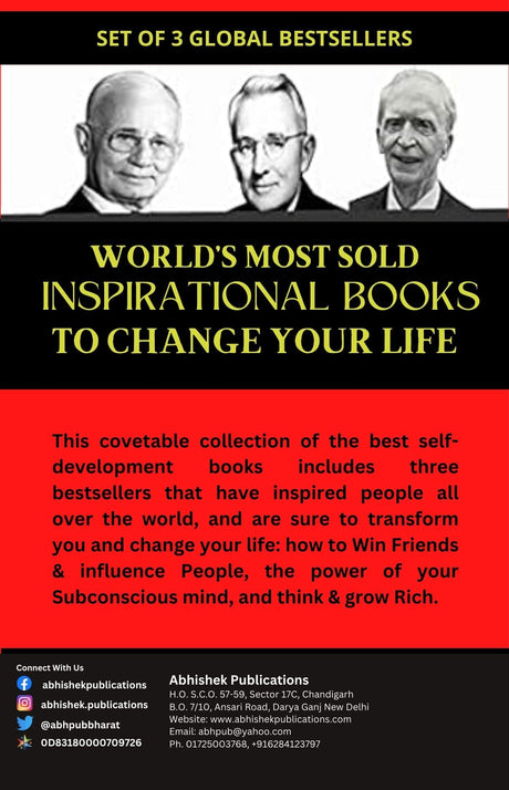 Worlds Most Sold Inspirational Books to Change Your Life | Personal Growth, Self Development, Public Speaking, Communication Skills, Leadership, Time Management - Retail Maharaj