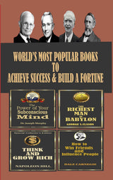 World’s Most Popular Books to Achieve Success and Build a Fortune (Set of 4 Books) - Retail Maharaj