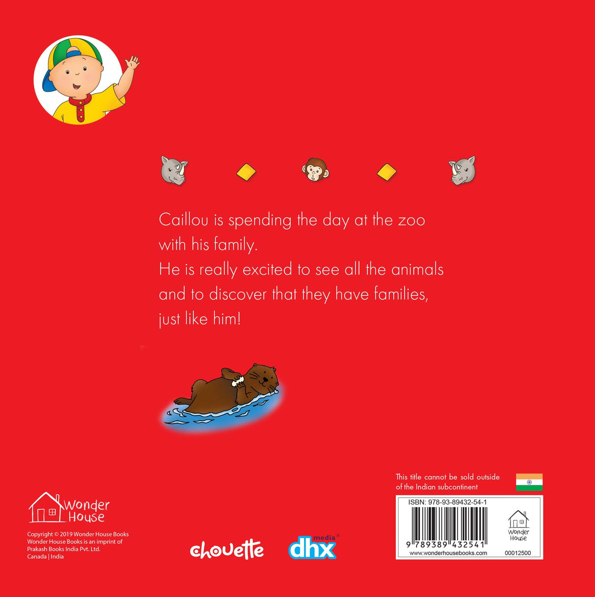 Caillou-At The Zoo - Retail Maharaj