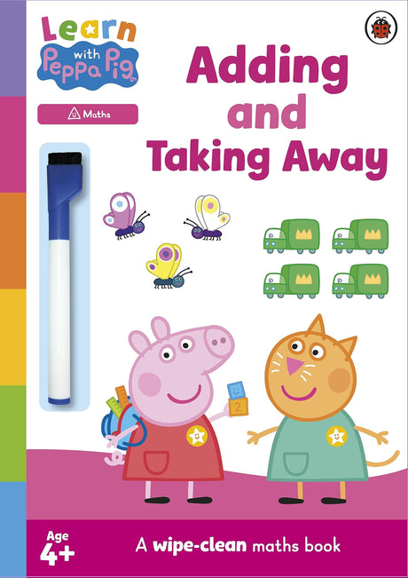 Learn with Peppa: Adding and Taking Away wipe-clean activity book - Retail Maharaj