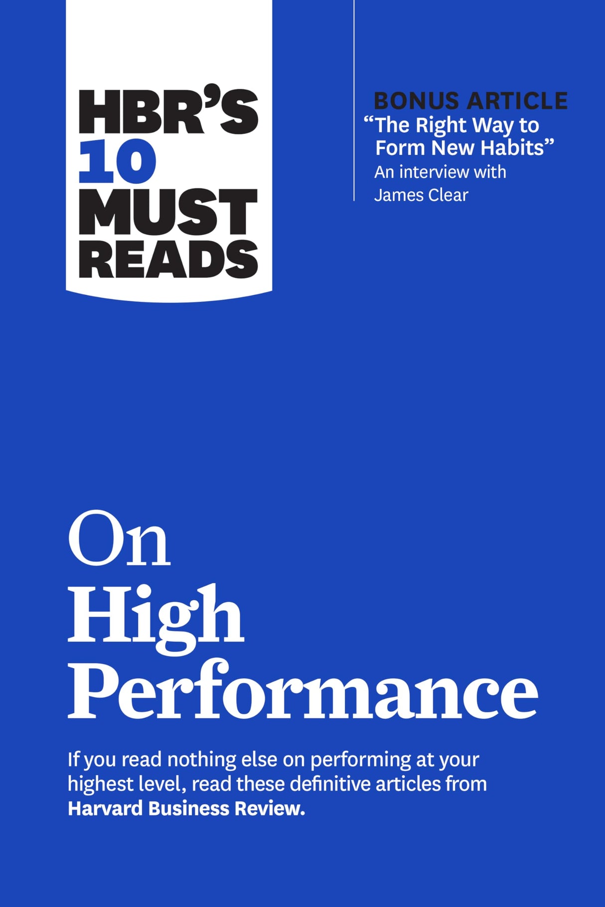 HBR's 10 Must Reads on High Performace - Retail Maharaj