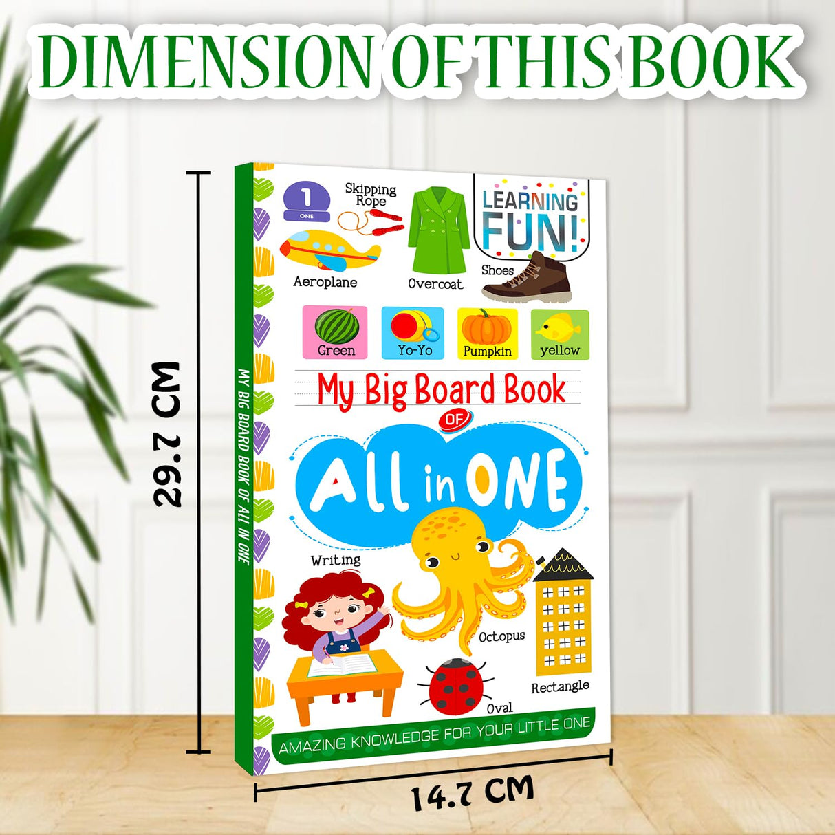 Hello Friend Books My Big Board Book of All in One : Simple and Vibrant Illustrations to Increase the Knowledge of Your Little One - Retail Maharaj