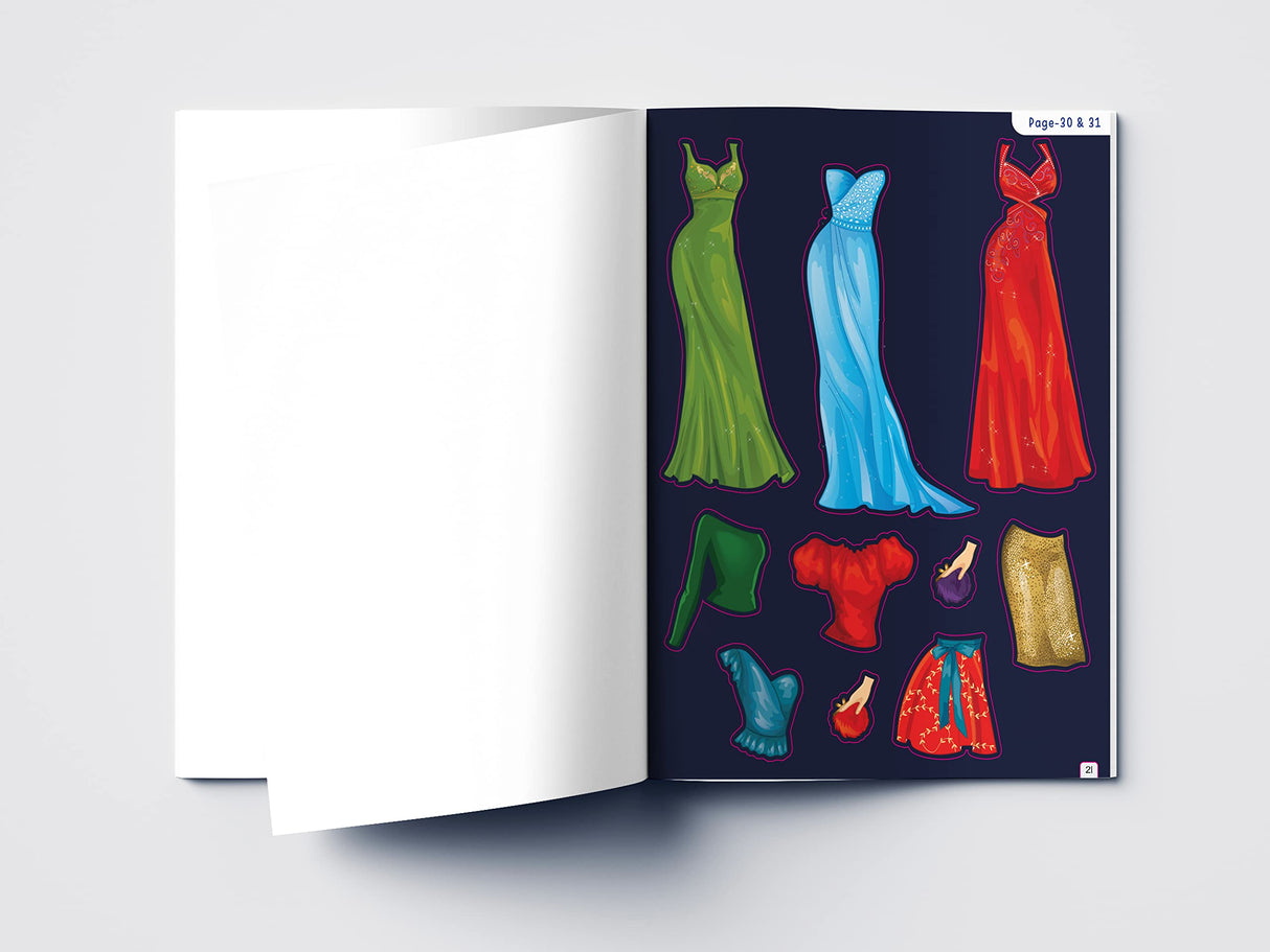 Dress Me Up Reusable Sticker Book For Children - Retail Maharaj