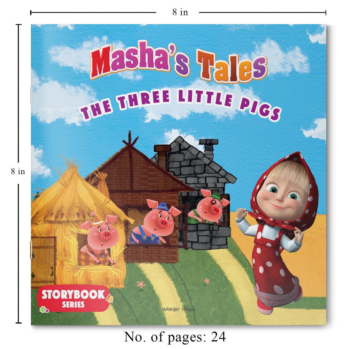 Masha Tales: The Three Little Pigs (Story Book) - Retail Maharaj