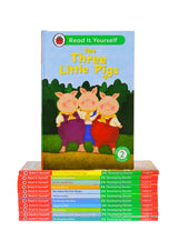 Read It Yourself with Ladybird: Developing Readers Level 2: 6 Books Collection Box Set (The Three Little Pigs, The Gingerbread Man, Little Red Riding Hood, Sleeping Beauty and Chicken Licken) - Retail Maharaj
