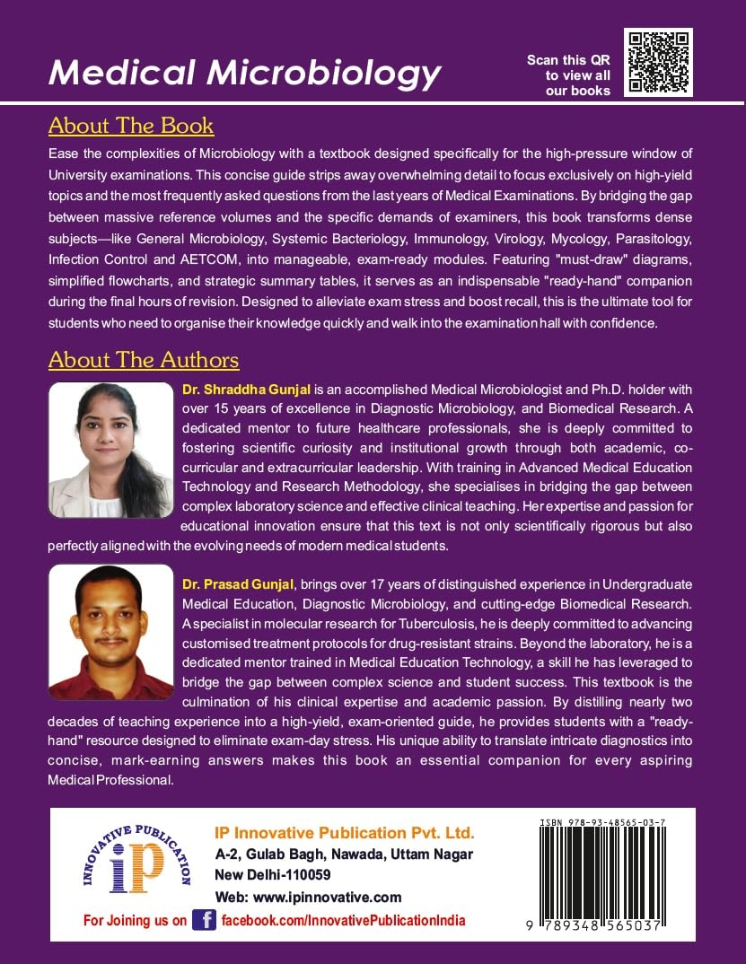 Medical Microbiology for MBBS and Undergraduate Students in Physiotherapy and Nursing (First Edition, 2026) - Retail Maharaj